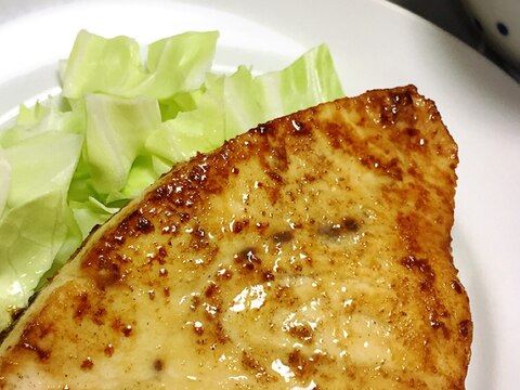 骨なしで食べやすい！カジキマグロでバターソテー☆